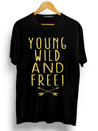 Young Wild And Free Black T-Shirt